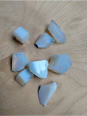 Natural Opal Rough Stones Quartz Mineral Set 13 oz